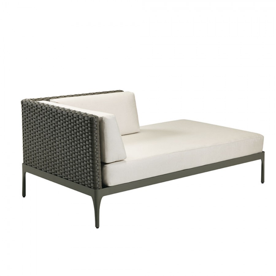 Canapea modulara loungue pentru terasa, Ethimo colectia Infinity 